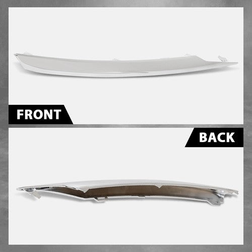 Solid Spare Front Bumper Driving Light Trim Left+Right Side Fit For 2015-2019 Lincoln MKC