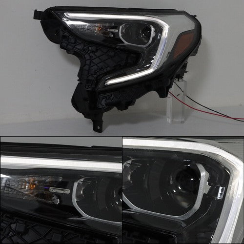 Solid Spare 1PC LH Xenon HID Headlight Assembly Set fit For GMC Terrain 18-21 Chrome Housing