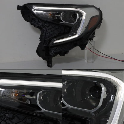 Solid Spare 1PC LH Xenon HID Headlight Assembly Set fit For GMC Terrain 18-21 Chrome Housing
