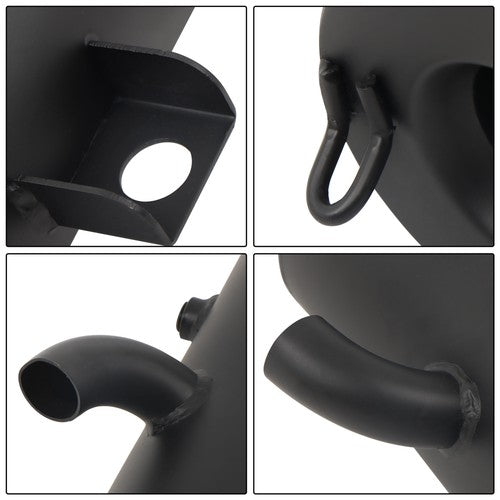 Solid Spare Exhaust Muffler Silencer W/Gaskets For Polaris Scrambler 500 4X4 2X4 2000-2012