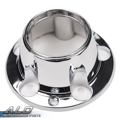 Solid Spare 4x4 Silver Wheel Center Hub Caps w/ Screws Fit For Ford F150/Bronco/Van