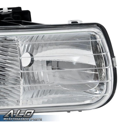 Solid Spare Fit For 99-06 Silverado Suburban Tahoe Headlights+Bumper Signal+Fog Lights