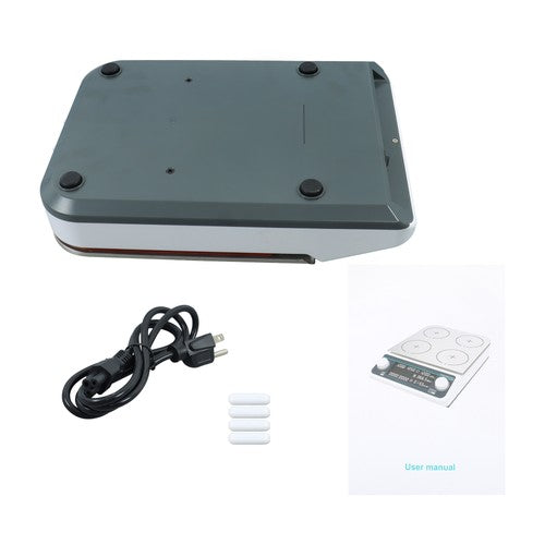 Solid Spare 4 Position Mixer Maximum Volume 4×500ml Magnetic Heating W/4 Stirring Bars