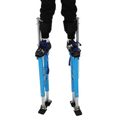 Solid Spare Painting Stilt 36" - 48" Drywall Stilts Adjustable Aluminum Alloy Tool Blue