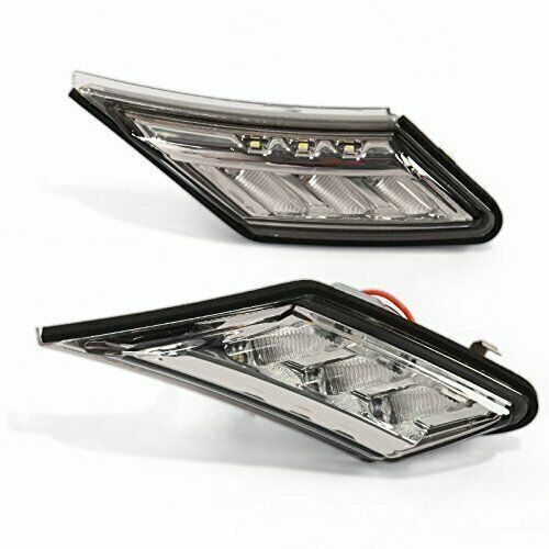 Fit 2013-2019 TOYOTA GT86 BRZ FR-S Smoke Lens Bumper LED Side Marker Lights