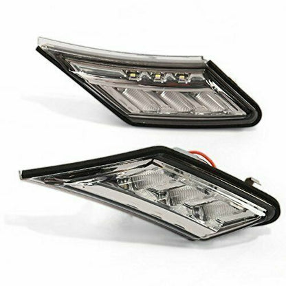 Fit 2013-2019 TOYOTA GT86 BRZ FR-S Smoke Lens Bumper LED Side Marker Lights