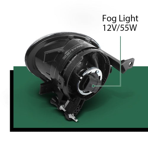 Solid Spare Fit For Volkswagen Golf Jetta Eos Beetle Front Bumper Fog Lights Driving Lamps
