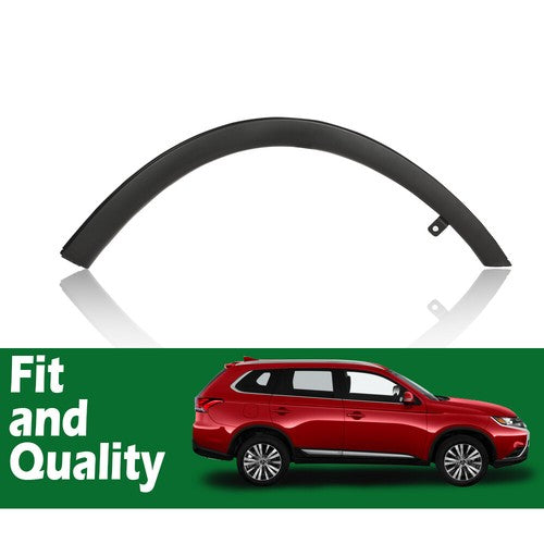 Solid Spare Fit For 2014-2020 Mitsubishi Outlander Front Right Fender Wheel Flare Molding