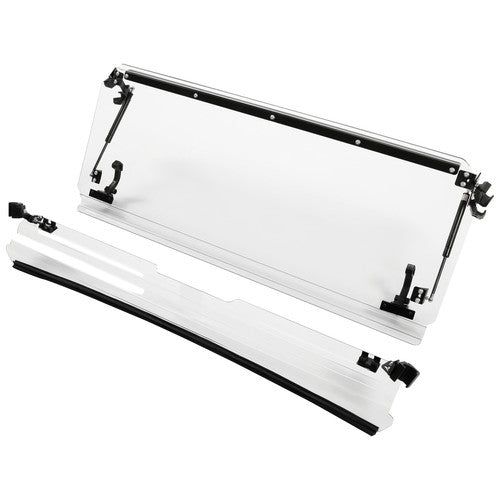 Solid Spare For CFMOTO UForce 1000 2019-2026 Front Vented Full Clear Flip Windshield