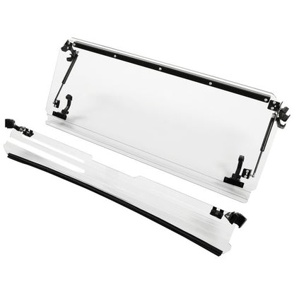 Solid Spare For CFMOTO UForce 1000 2019-2026 Front Vented Full Clear Flip Windshield