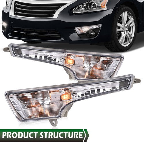 Solid Spare Fit For 2013-2018 Nissan Altima Sedan Turn Signal Lights Assembly Left & Right