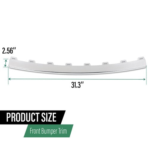 Solid Spare Fit For 2013-2016 GMC Acadia Front Bumper Lower Grille Trim Molding GM1044118