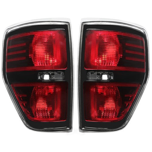 Solid Spare Rear Tail Lights Brake Lamp Left+Right For 2009-2013 2014 Ford F150 F-150 Pickup