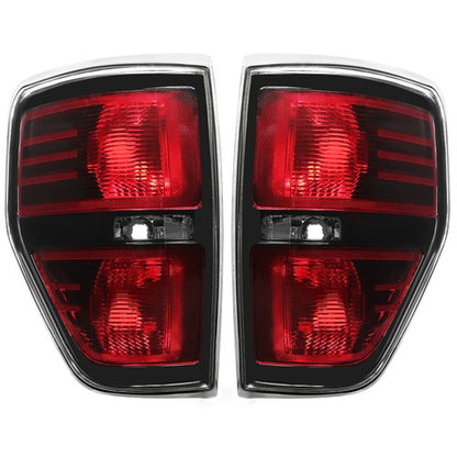 Solid Spare Rear Tail Lights Brake Lamp Left+Right For 2009-2013 2014 Ford F150 F-150 Pickup