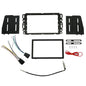 Solid Spare Double Din Dash Kit Stereo Radio Installation Kit w/Wire Harness For Chevrolet