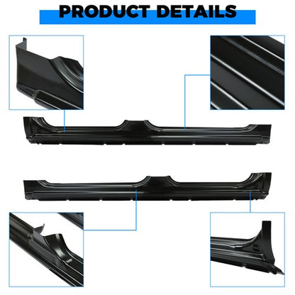 Solid Spare Rocker Panels FOR 99-07 Chevy Crew Cab Silverado GMC Sierra 4 Door Pickup PAIR