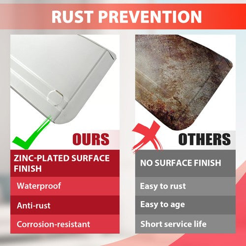 Solid Spare Front & Rear Floor Pans Zinc-Plated For Jeep Wagoneer Comanche Cherokee 84-2001