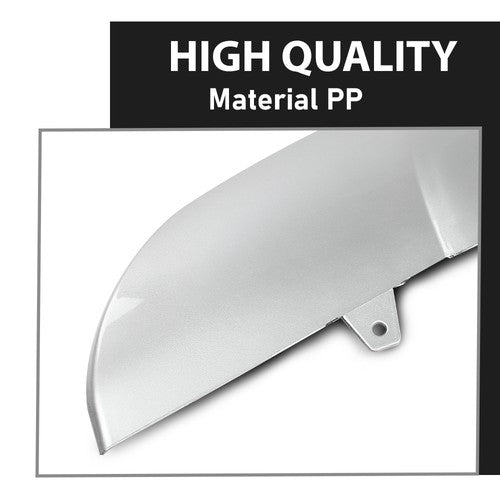 Solid Spare Valance Fit For 2016-2018 Toyota RAV4 Bumper Guard Plastic Silver Rear Lower
