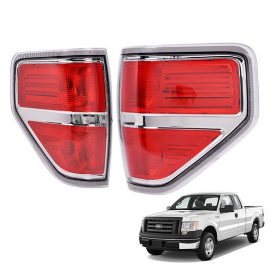 Solid Spare Rear Tail Lights Left+Right Fit For 2009-2014 Ford F150 F-150 Pickup Brake Lamps