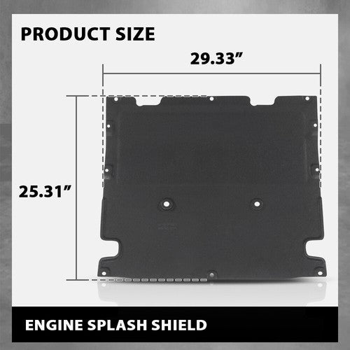 Solid Spare Engine Under Cover Splash Guard Shield Fit For 2018-2023 Audi Q5 Q5 PHEV SQ5