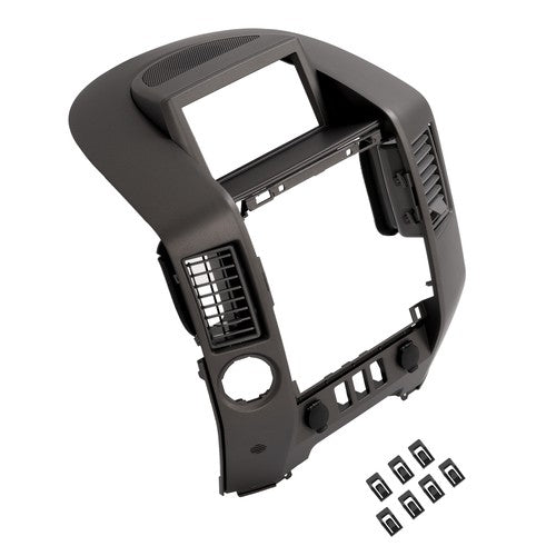 Solid Spare For 04-07 Nissan Titan Armada W/Speaker center console panel Dash Radio AC Bezel