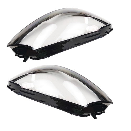 For Mercedes Benz W205 C180 C200 C260L 2014-2017 Pair Front Headlight Lens Cover