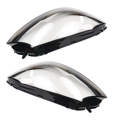 For Mercedes Benz W205 C180 C200 C260L 2014-2017 Pair Front Headlight Lens Cover