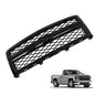 Solid Spare Black Plastic For Chevrolet Silverado 1500 2014-2015 Front Upper Grille Gloss