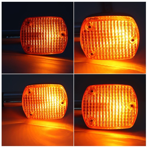 Solid Spare NEW Rear Pair Turn Signal Indicators For Honda V45 VF750C VF700C With Stem