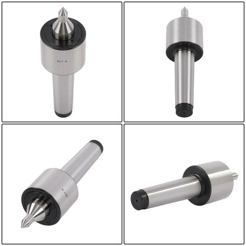 Solid Spare #4 New 4MT 0.000197" CNC Precision Long Spindle Lathe Live Center Morse Taper