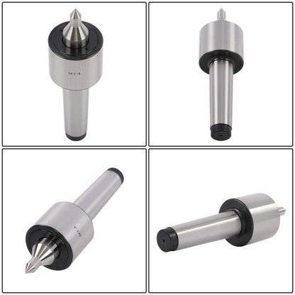 Solid Spare #4 New 4MT 0.000197" CNC Precision Long Spindle Lathe Live Center Morse Taper