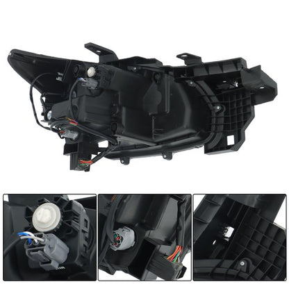Solid Spare Headlight LED Halogen For Mazda CX-9 CX9 2016-2023 Left Side Replacement w/o AFS