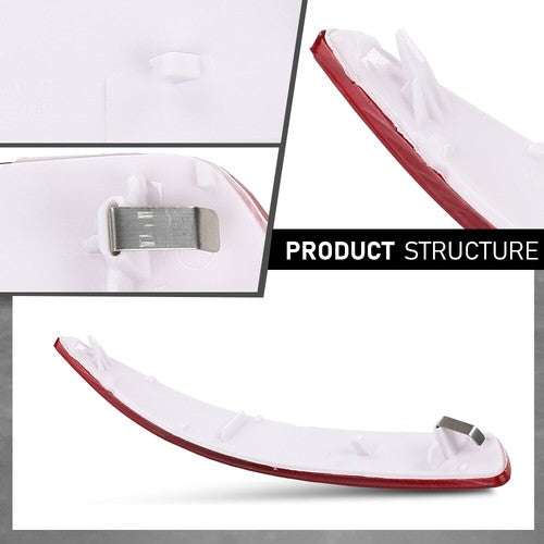 Solid Spare Fit For 07-13 BMW X5 E70 Right Passenger Side Rear Bumper Reflector Light Red