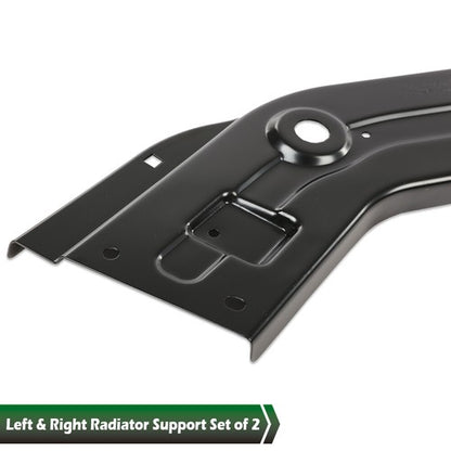 Solid Spare Left+Right Radiator Support Replacement Fit For 2012-2015 Volkswagen Passat