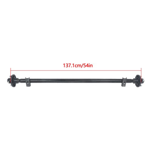 Solid Spare 4 lug-4' 54' HF 2K 2000lbs Trailer Axle w/ U-Bolt Kit For RVs trucks trailers