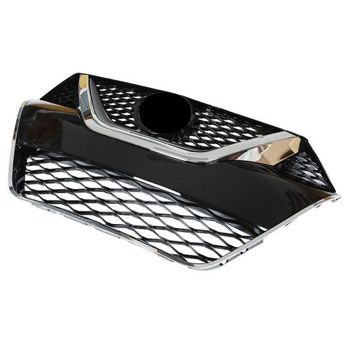 Solid Spare Fit For Nissan Maxima 2016 2017 Chrome & Black Front Bumper Grille Grill Kit