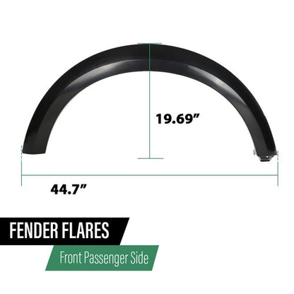 Solid Spare Front Right Fender Flare Wheel Arch RH Fit For 05-09 Land Rover LR3/10-16 LR4