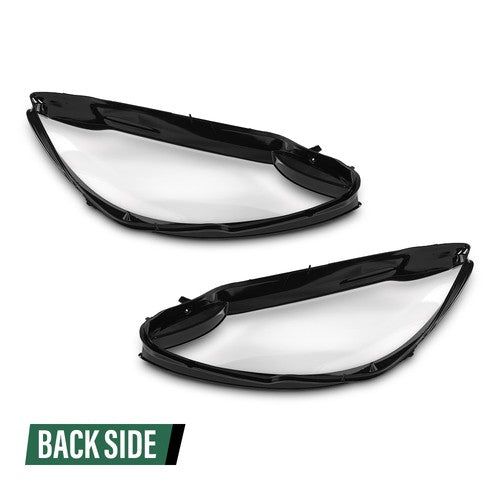 Solid Spare Fit For 2015-2017 Mercedes Benz W205 C180 C200 C260L Headlight Replacement Lens