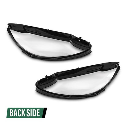Solid Spare Fit For 2015-2017 Mercedes Benz W205 C180 C200 C260L Headlight Replacement Lens