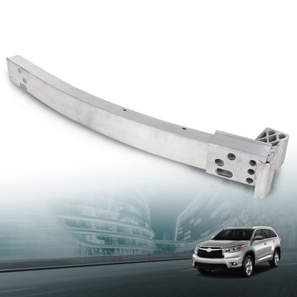 Solid Spare Fit For 14-19 Toyota Highlander Aluminum Front Bumper Reinforcement 520210E050