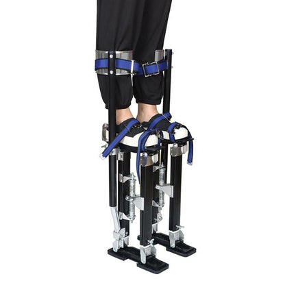 Solid Spare 24"- 40" Drywall Painting Aluminum Alloy Stilt For Painter Taping Tool Black