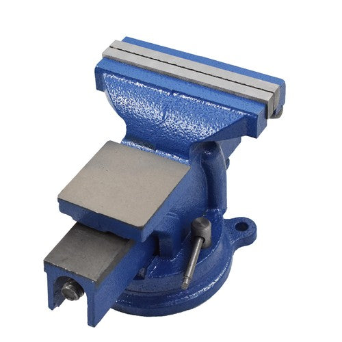 Solid Spare 4in Bench Vise With Anvil Swivel Locking Base Tabletop Clamp Heavy Duty Steel US