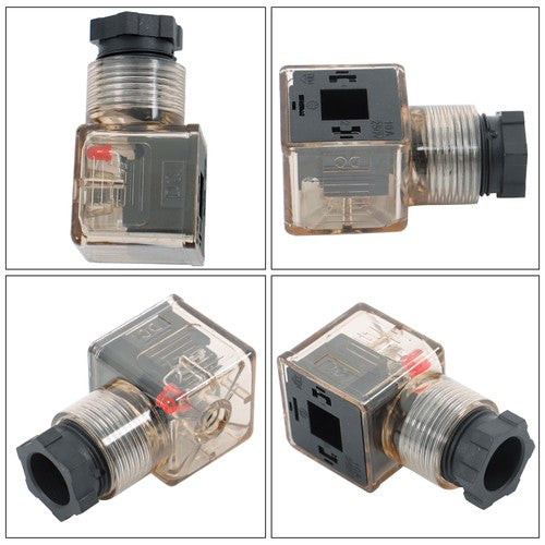 Solid Spare 4 Spool 12V DC Solenoid Hydraulic Control Valve 13GPM 3600PSI Double Acting