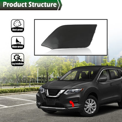 Solid Spare Fit For 2017-2020 Nissan Rogue Front Bumper Tow Hook Cover 622A0-6FL0H