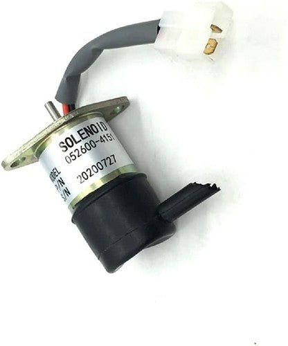 Solid Spare Denso Stop Solenoid 052600-4151 for Kubota Excavator KX41H, KX61-2, KX61-2, KX71