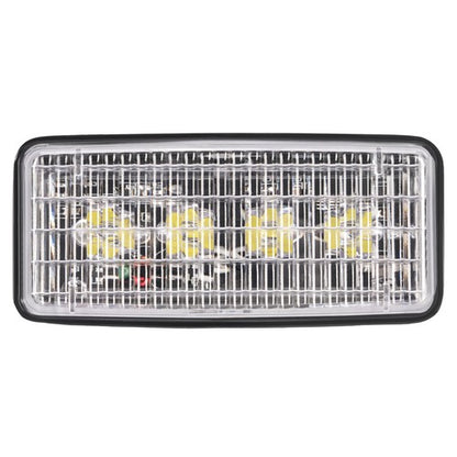 Solid Spare For John Deere Clear Plastic PC LED Headlight 7200 7400 7600 7700 #RE161288