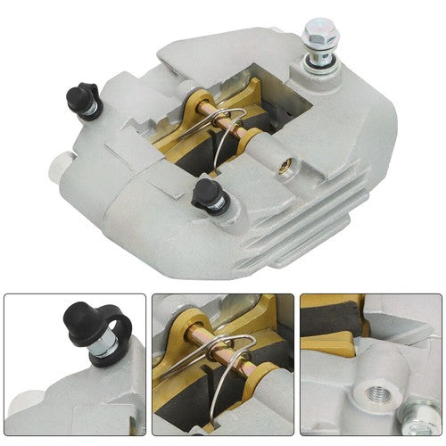 Solid Spare Rear Brake Caliper with Brake Pads For Yamaha Grizzly 660 YFM660F 4x4 02-08 NEW