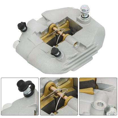 Solid Spare Rear Brake Caliper with Brake Pads For Yamaha Grizzly 660 YFM660F 4x4 02-08 NEW
