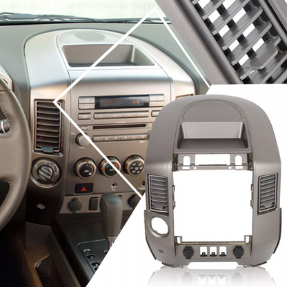 Solid Spare For 2004-2006 Nissan Titan Armada Instrument Cluster Dash Panel Dash Radio Bezel