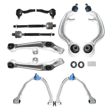 Solid Spare K621373 10× Front Control Arms+Tierods For Nissan 350Z 2003-2008 2009 K621372